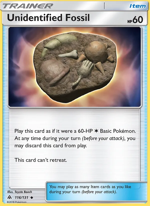 Unidentified Fossil (Forbidden Light #116/131)