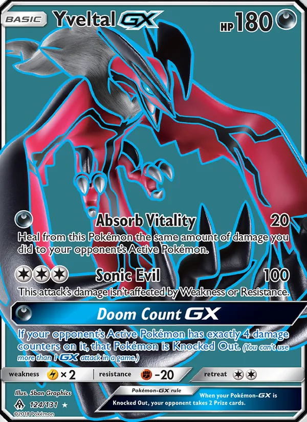 Yveltal GX (Forbidden Light #124/131)