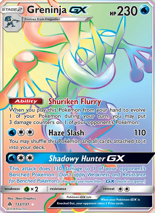 Greninja GX (Forbidden Light #133/131)