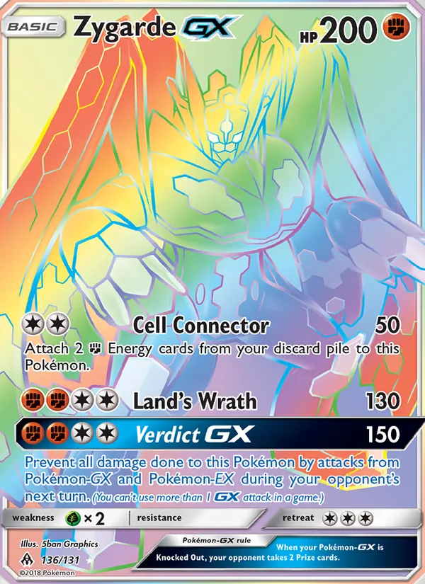 Zygarde GX (Forbidden Light #136/131)