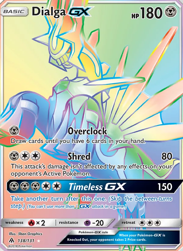 Dialga GX (Forbidden Light #138/131)