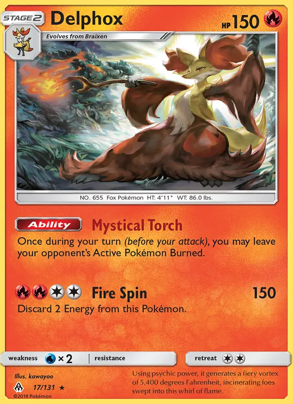 Delphox (Forbidden Light #17/131)