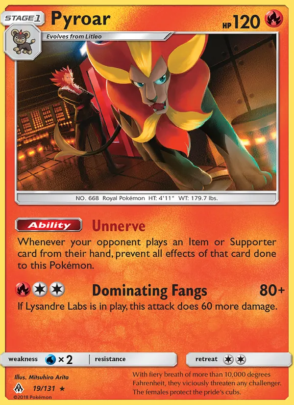 Pyroar (Forbidden Light #19/131)