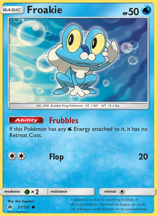 Froakie (Forbidden Light #21/131)