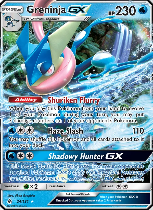 Greninja GX (Forbidden Light #24/131)