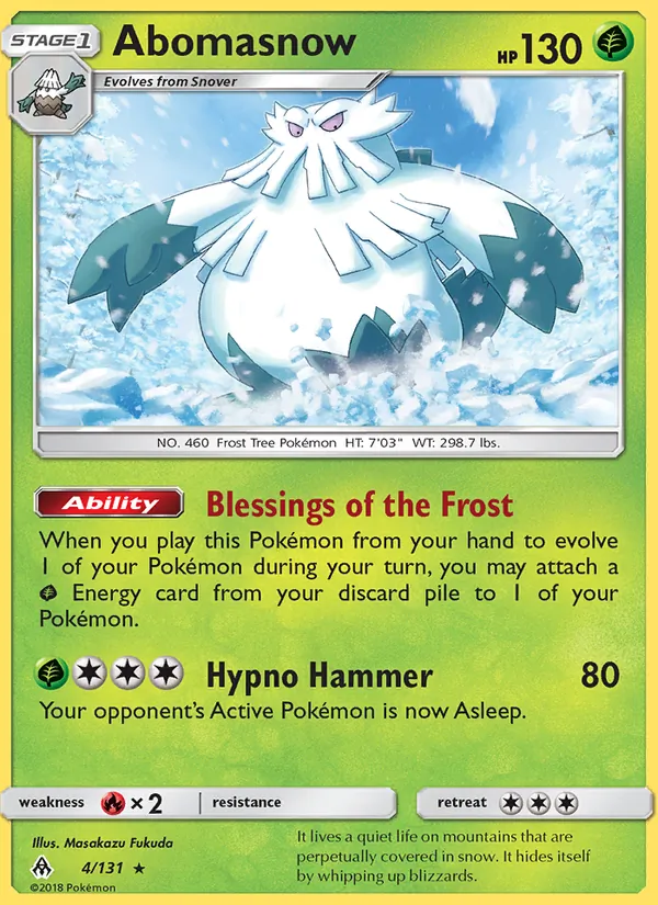 Abomasnow (Forbidden Light #4/131)