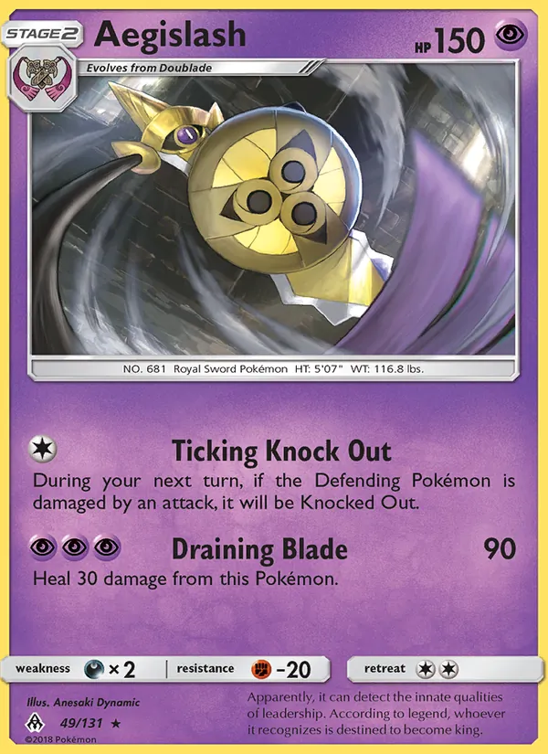 Aegislash (Forbidden Light #49/131)