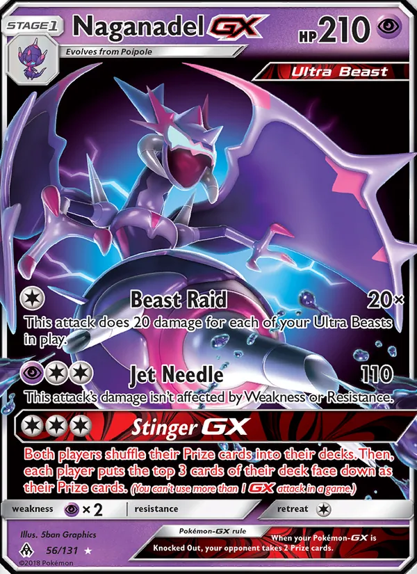 Naganadel GX (Forbidden Light #56/131)