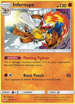 Infernape (Forbidden Light #59/131)