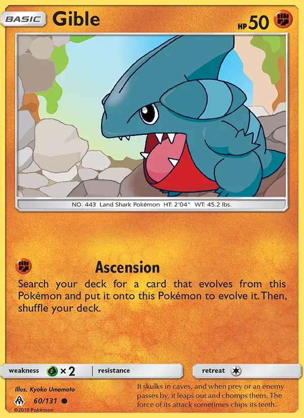 Gible (Forbidden Light #60/131)