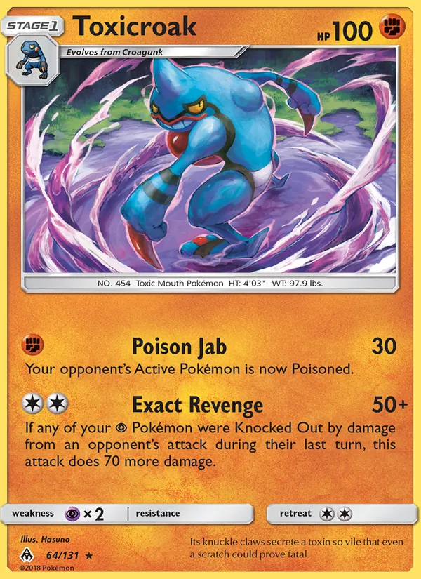Toxicroak (Forbidden Light #64/131)