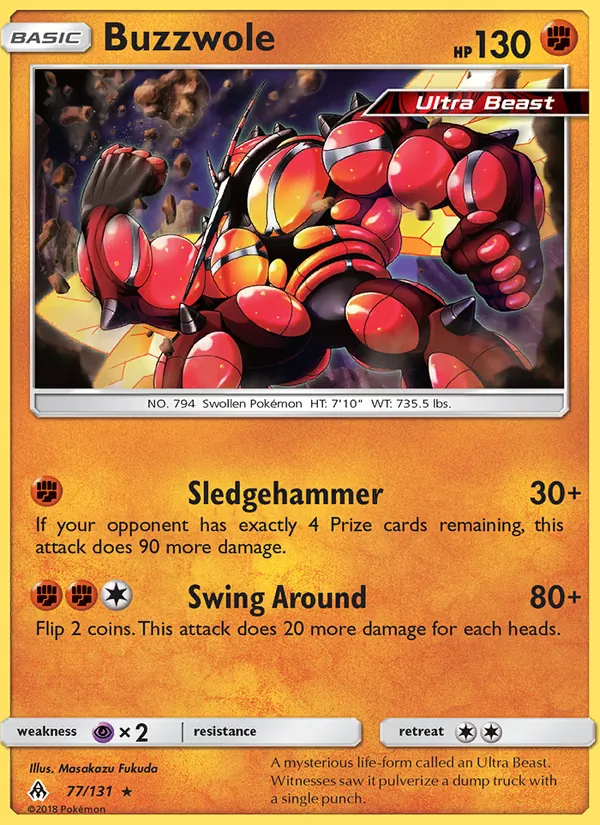 Buzzwole (Forbidden Light #77/131)