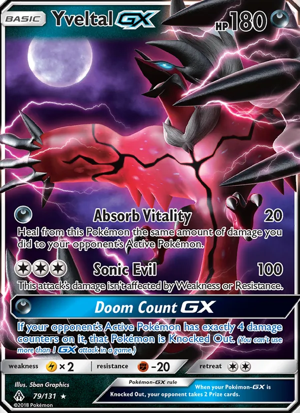 Yveltal GX (Forbidden Light #79/131)