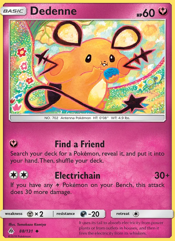 Dedenne (Forbidden Light #88/131)
