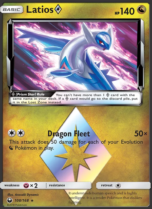 Latios ◇ (Celestial Storm #108/168)