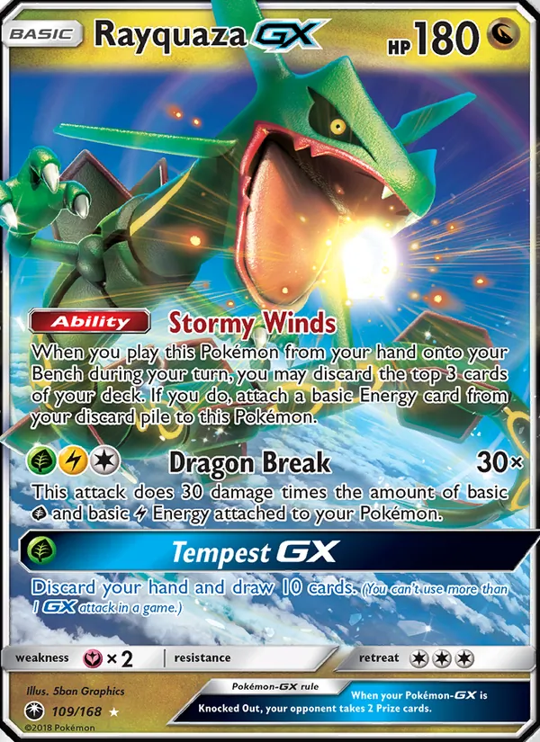 Rayquaza GX (Celestial Storm #109/168)
