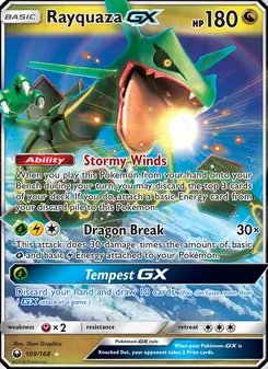 Rayquaza GX (Celestial Storm #109/168)