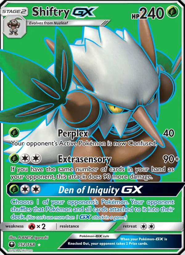 Shiftry GX (Celestial Storm #152/168)
