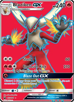 Blaziken GX (Celestial Storm #153/168)