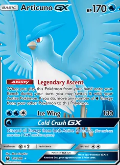 Articuno GX (Celestial Storm #154/168)