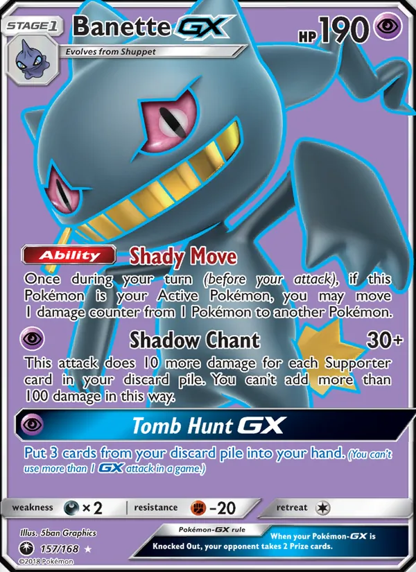 Banette GX (Celestial Storm #157/168)