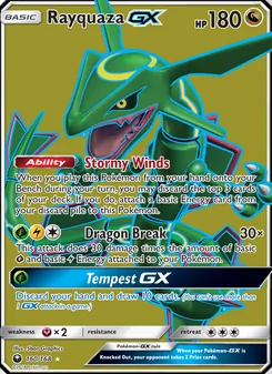Rayquaza GX (Celestial Storm #160/168)