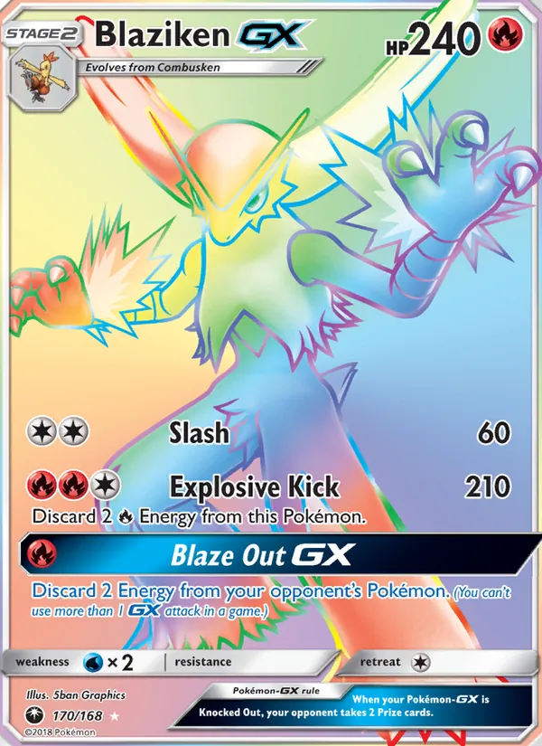 Blaziken GX (Celestial Storm #170/168)