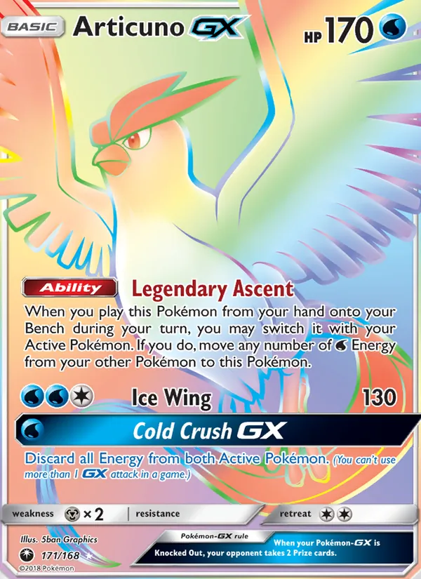 Articuno GX (Celestial Storm #171/168)