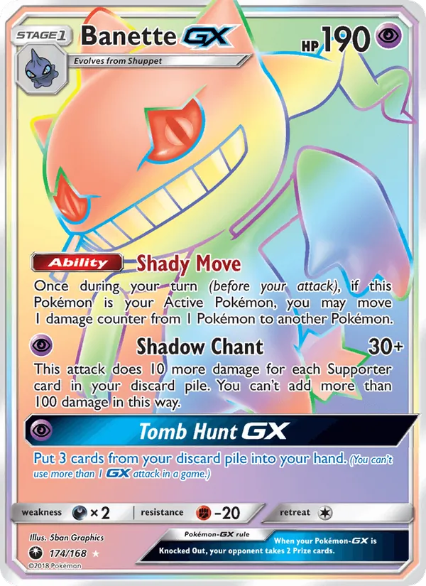 Banette GX (Celestial Storm #174/168)