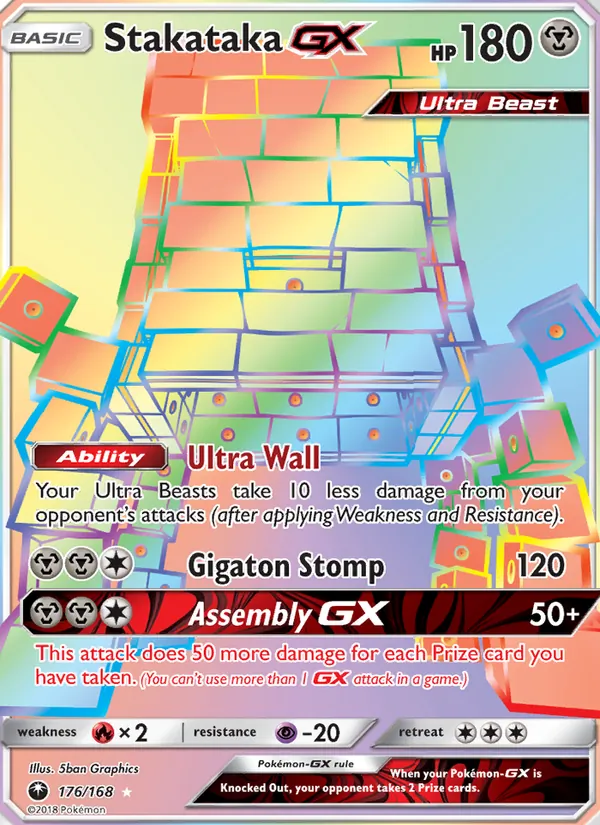Stakataka GX (Celestial Storm #176/168)