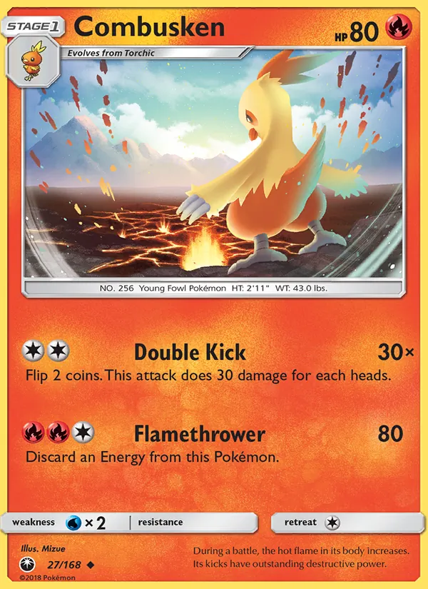 Combusken (Celestial Storm #27/168)