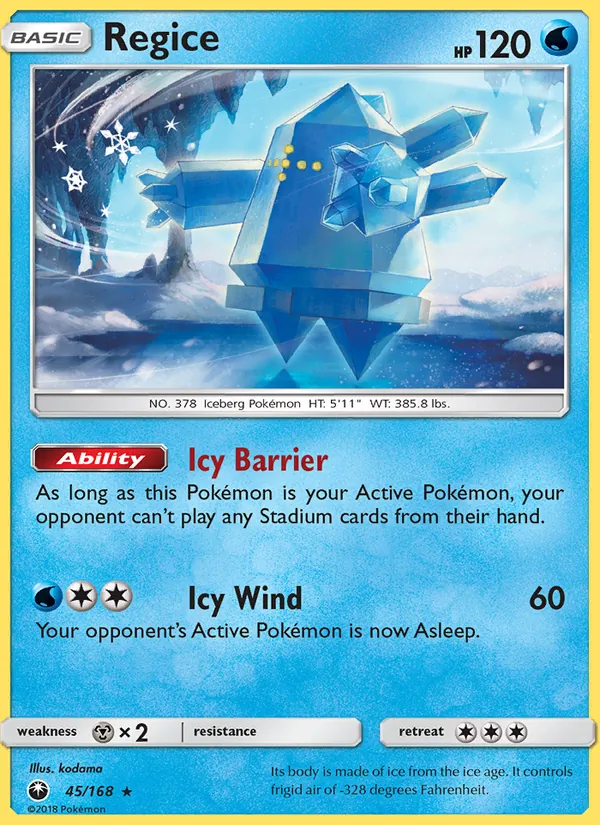 Regice (Celestial Storm #45/168)