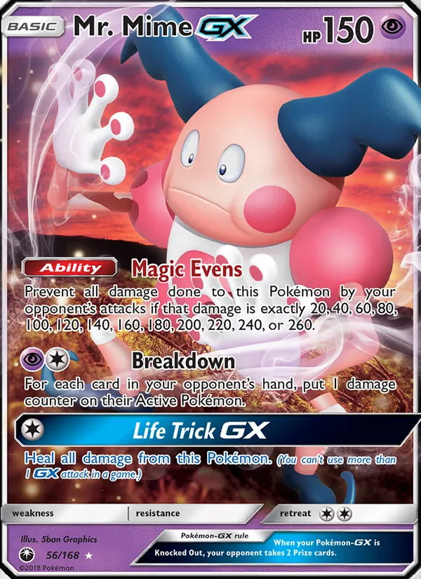 Mr. Mime GX (Celestial Storm #56/168)