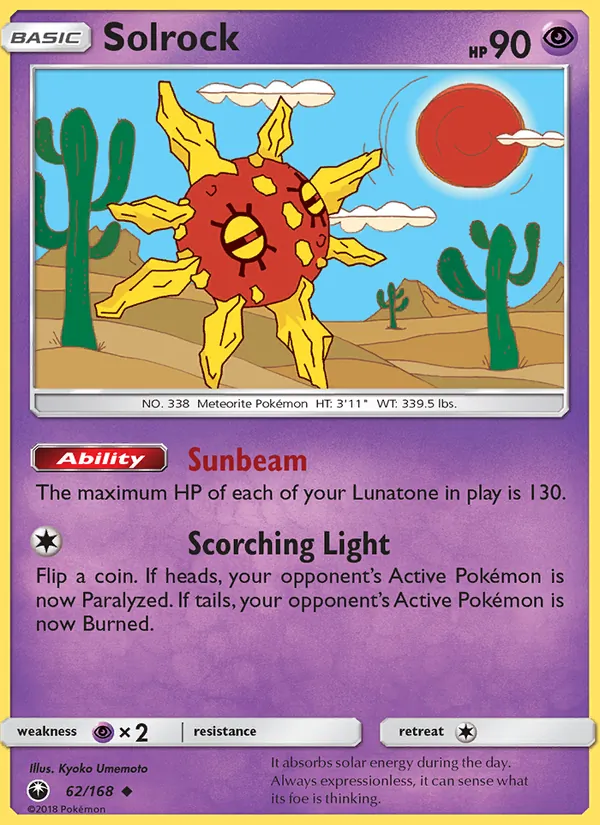 Solrock (Celestial Storm #62/168)