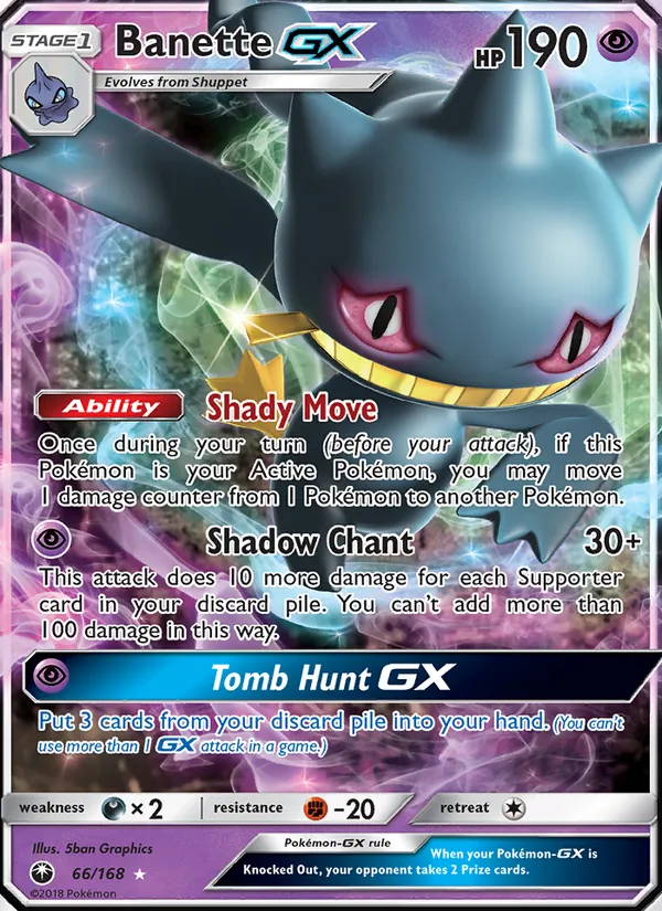 Banette GX (Celestial Storm #66/168)