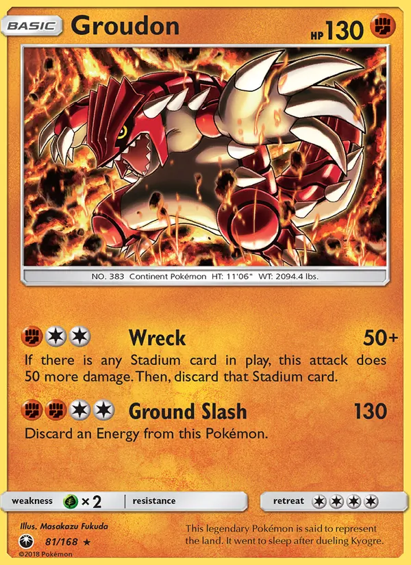 Groudon (Celestial Storm #81/168)