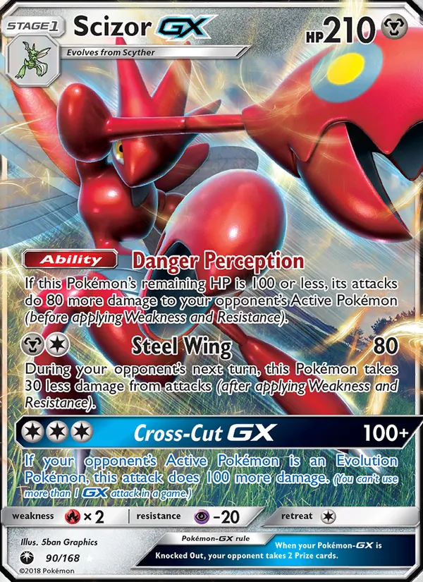 Scizor GX (Celestial Storm #90/168)
