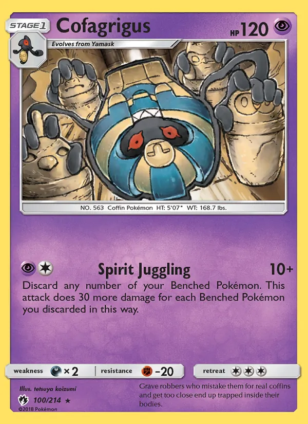 Cofagrigus (Lost Thunder #100/214)