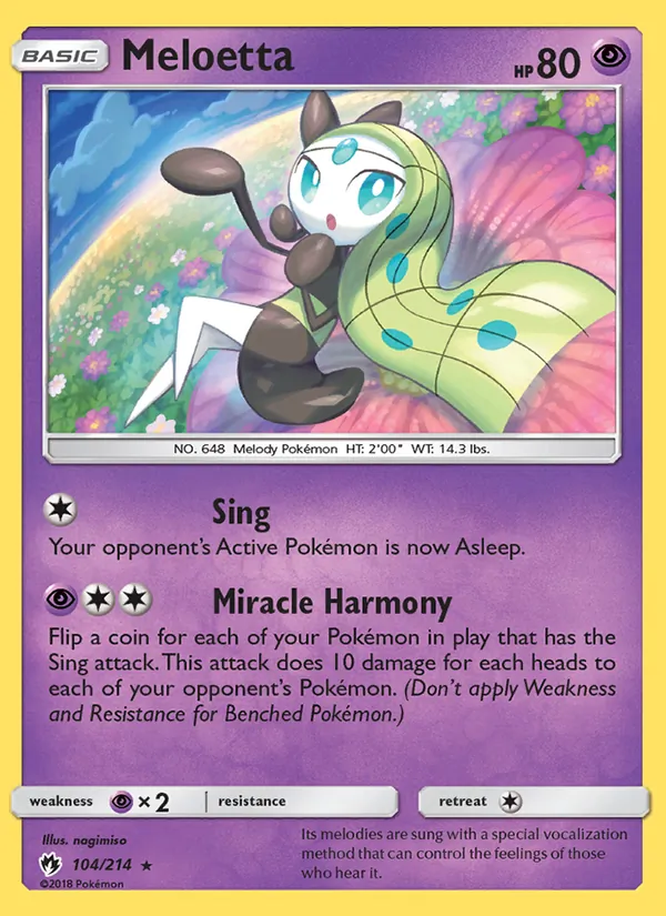 Meloetta (Lost Thunder #104/214)