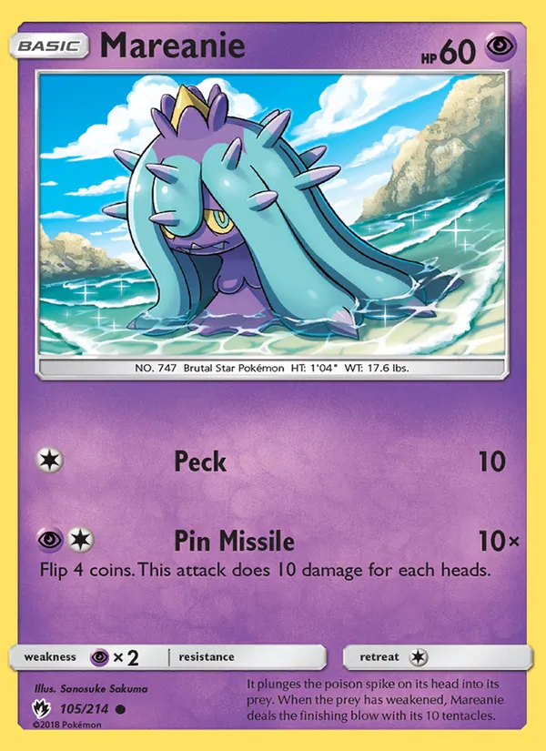 Mareanie (Lost Thunder #105/214)