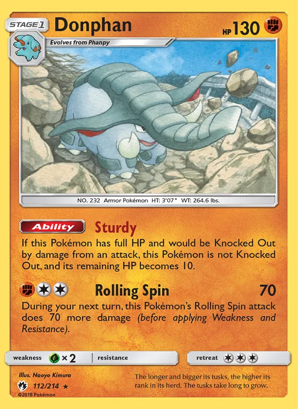 Donphan (Lost Thunder #112/214)