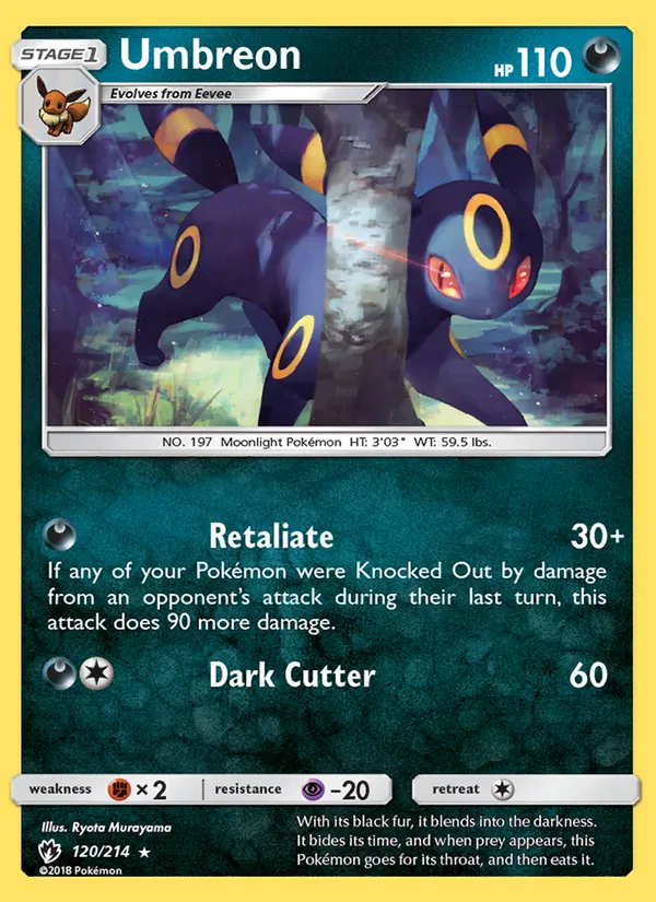 Umbreon (Lost Thunder #120/214)