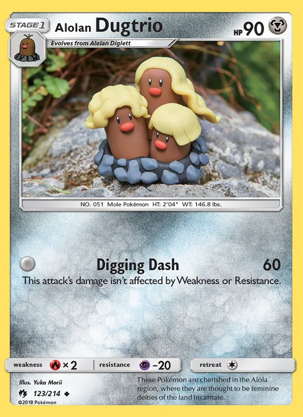 Alolan Dugtrio (Lost Thunder #123/214)