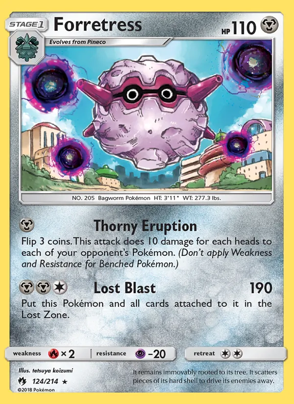 Forretress (Lost Thunder #124/214)