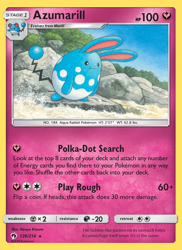 Azumarill (Lost Thunder #136/214)