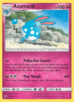 Azumarill (Lost Thunder #136/214)
