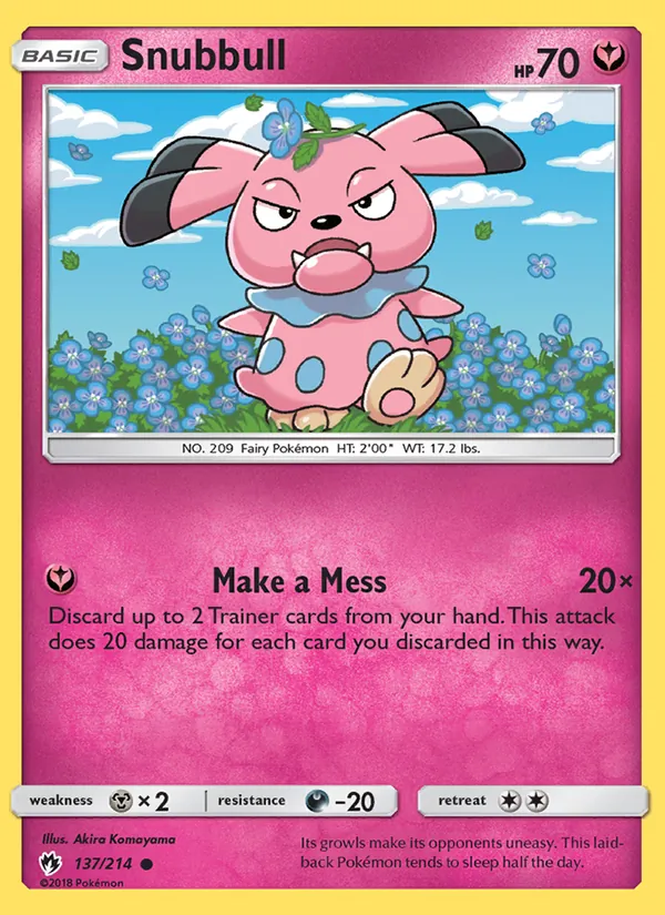 Snubbull (Lost Thunder #137/214)