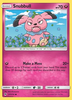 Snubbull (Lost Thunder #137/214)
