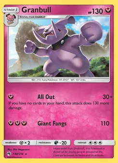 Granbull (Lost Thunder #138/214)