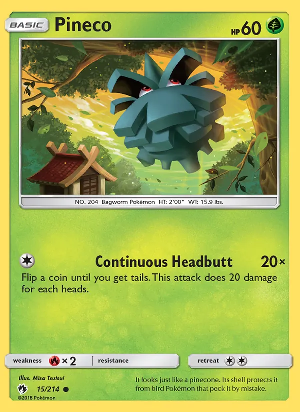 Pineco (Lost Thunder #15/214)